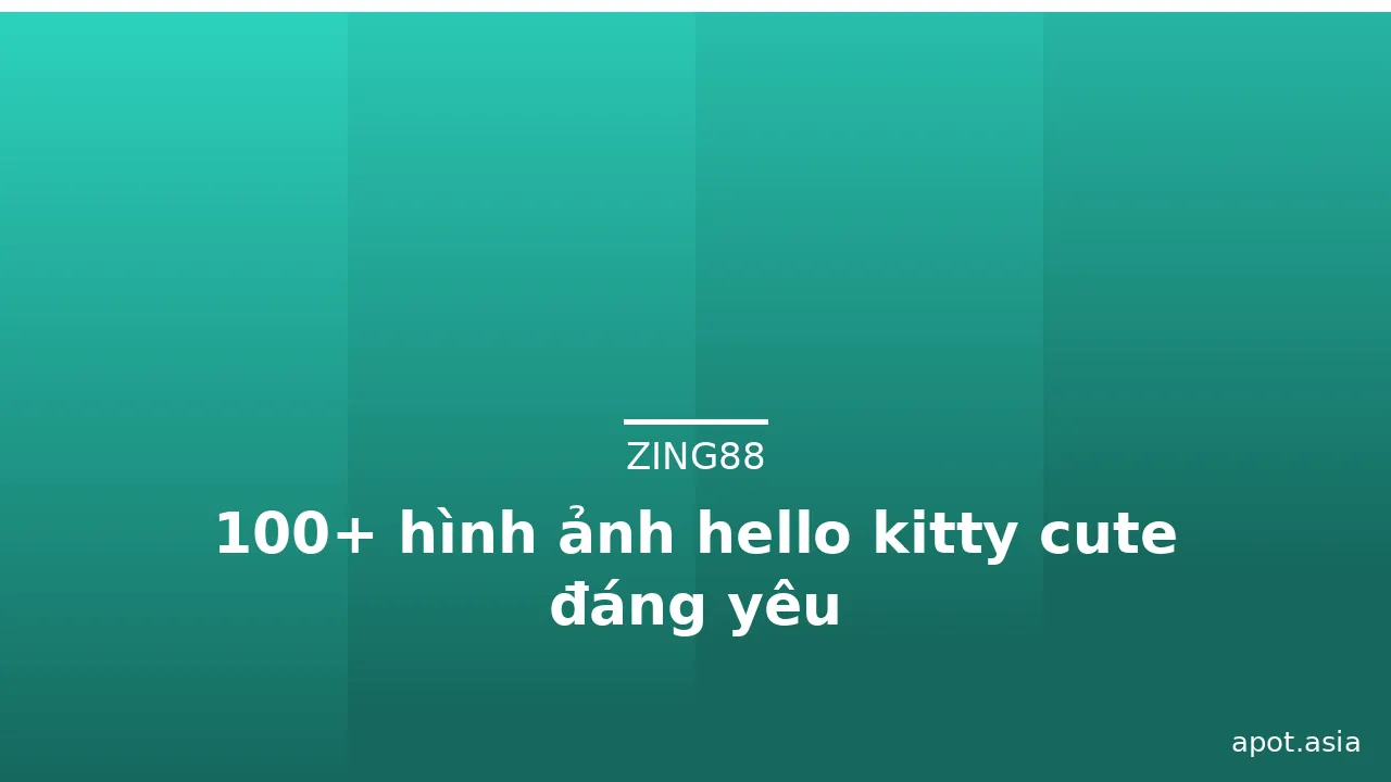 100+ hình ảnh hello kitty cute đáng yêu