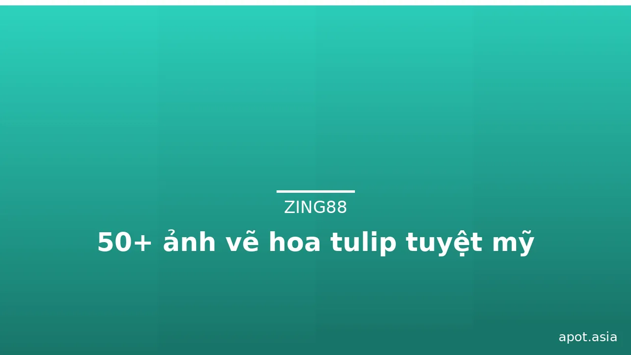50+ ảnh vẽ hoa tulip tuyệt mỹ