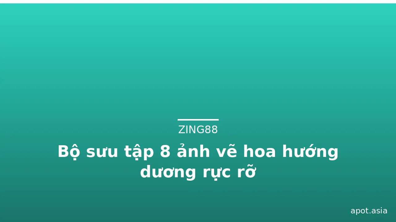 Bộ sưu tập 8 ảnh vẽ hoa hướng dương rực rỡ · ảnh 2