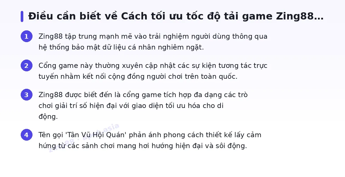 Những điều cần biết về zing88