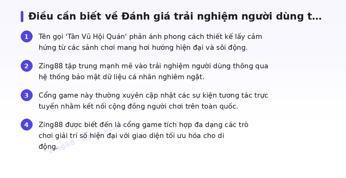 Những điều cần biết về zing88