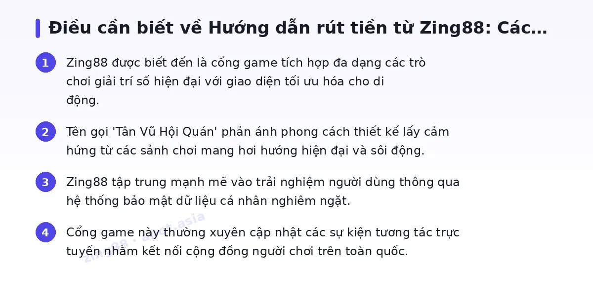Những điều cần biết về zing88