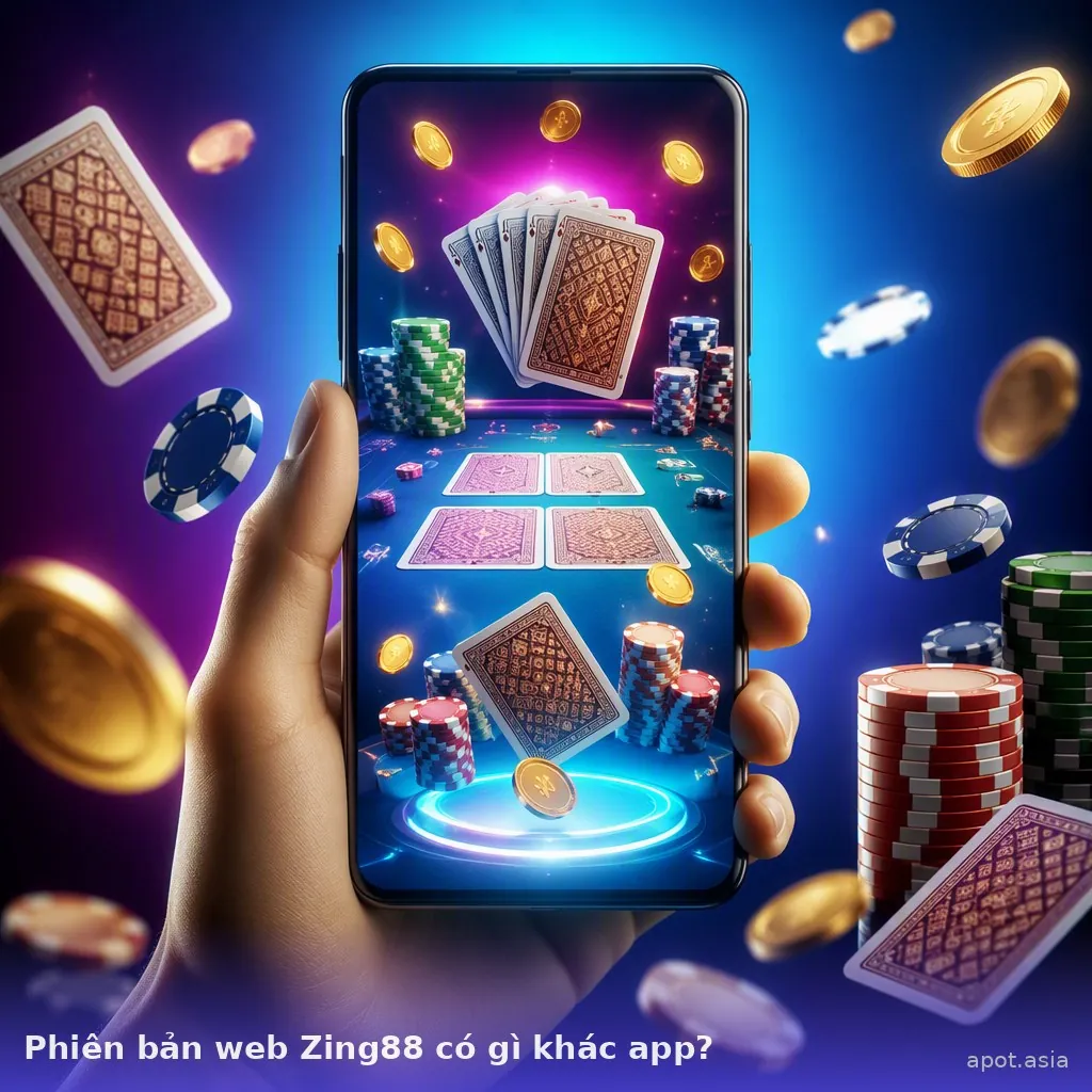 Phiên bản web Zing88 có gì khác app?
